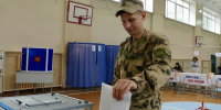 В Омской области военнослужащие и сотрудники Росгвардии участвуют в выборах депутатов Государственной Думы - Росгвардия
