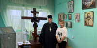 Настоятель храма святой блаженной Ксении Петербургской посетил дом-интернат для престарелых и инвалидов - Кемеровская и Новокузнецкая епархия