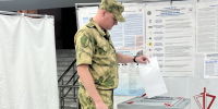 В Крыму росгвардейцы отдали голоса на Едином дне голосования - Росгвардия