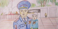 Дети полицейских Александровского округа нарисовали своих родителей на конкурс - Вечерний Ставрополь