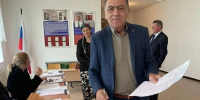 Участник СВО Беслан Пшуков голосует в Малке - Кабардино-Балкарская правда