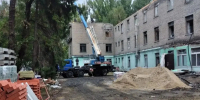 В Пензе продолжается капремонт городской поликлиники на ул. Парковой - Progorod58.Ru