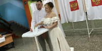 Молодожёны из Гороховца проголосовали на выборах в день своей свадьбы - ГТРК Владимир