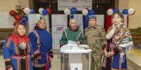 Династия оленеводов Вануйто пришла всей семьей на избирательный участок - ГТРК Ямал