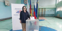 Члены Общественной палаты Туапсинского муниципального округа голосуют на выборах - Туапсинский муниципальный округ
