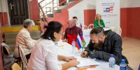 В Анапе на избирательный участок приехали байкеры - Единая Россия