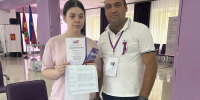 Молодёжь Кропоткина голосует на выборах депутатов Государственной Думы РФ 9 созыва - Администрация г.п. Кропоткин
