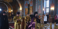 В день церковного Новолетия Преосвященный Владыка совершил Божественную Литургию в Спасо-Преображенском кафедральном соборе - Абаканская епархия