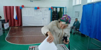 В селе Горноводяное проголосовала старейшая жительница Надежда Тихоновна Казакова - Дубовский район