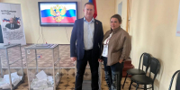 Сегодня, как кандидат в депутаты Государственной Думы Геннадий Тараканов, посетил избирательный участок в Луганске - Справедливая Россия
