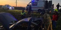 В Самарской области легковушка столкнулась с грузовиком - SamaraGIS.Ru