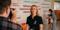Председатель Избирательной комиссии Херсонской области Марина Захарова отдала свой голос на выборах - Губернатор Херсонской области