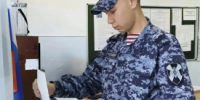 Военнослужащие и сотрудники курганского управления Росгвардии участвуют в Едином дне голосования - Новый мир