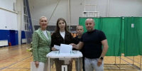 Спортивная семья Ревиных проголосовала за будущее - Заинск-информ
