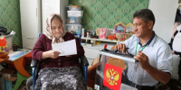 102-летняя ветеран Великой Отечественной войны проголосовала на выборах - Единая Россия