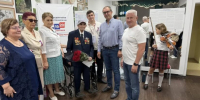 Виталий Баянов, Родион Цырульник и Вадим Семёнов поздравили с 98-летием ветерана труда и труженика тыла Виктора Ивановича Давыдова. - Городское Собрание