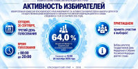 Крайизбирком Кубани: активность избирателей по Краснодарскому краю – 64,0% - Город-герой Новороcсийск