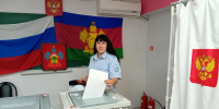 Они обеспечивают порядок на участках — и сегодня же голосуют сами - Администрация г.п. Кропоткин