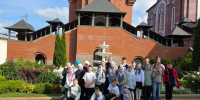 Юные прихожане Благовещенского прихода п.Комсомольский Чамзинского района посетители Свято-Троицкий мужской монастырь г.Алатырь - Ардатовская епархия