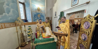 Отец благочинный совершил Литургию в Данииловском храме Ачинска 1 - Ачинское благочиние