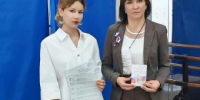 На участке № 1408 впервые проголосовала Алёна Антонцева - Дубовский район