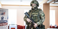 Росгвардейцы в ДНР обеспечивают безопасность в Единый день голосования - Донецк Медиа