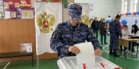 Росгвардейцы продолжают участвовать в выборах депутатов Государственной Думы на Южном Урале - Росгвардия