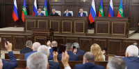 Мурат Кумпилов поздравил Рашида Темрезова с переизбранием на пост Главы Карачаево-Черкесии - Исполнительные органы государственной власти