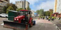 После проведения необходимых следственных мероприятий на месте происшествия в Лыткарино городские службы приступили к уборке последствий - Администрация г. Лыткарино