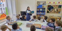 Первоклассники Католической гимназии открыли для себя мир особых книг в Пушкинке - Библиотека им. А.С. Пушкина