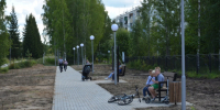 В одном из сел Коми благоустроили тротуар - Pg11.Ru