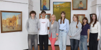 «Открой АлтГУ»: для барнаульских гимназистов в ИГН провели мастер-класс по китайской каллиграфии - ИГН АлтГУ