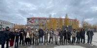Посадка саженцев к 100-летнему юбилею поселка Сангар и ко Дню работников лесной отрасли в Кобяйском районе - Минэкологии РС(Я)