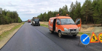 Продолжаются активные ремонтные работы на участках автодороги М8 "Холмогоры" - Котлас - Единая Россия