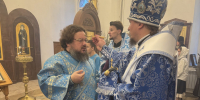 Епископ Козельский и Людиновский Макарий совершил Всенощное бдение в храме в честь Рождества Пресвятой Богородицы в с. Брынь - Козельская епархия