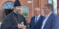 Епископ Мефодий посетил и осмотрел Бавлинскую церковь / Фото: социальные сети главы Бавлинского района - Бавлы-информ