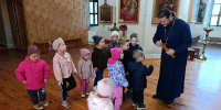 Воспитанники детского сада «Малышок» села Елизарьева побывали на экскурсии в Никольском храме - Нижегородская епархия