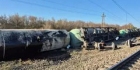 Вагоны, сошедшие с рельсов в Орловском районе, везли мазут - DonDay-Volgodonsk.Ru
