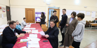 В Красноярске явка на выборах превысила 40%. Фото: Сергей Верещагин - Седьмой канал