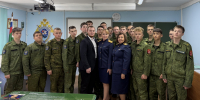 Преемственность поколений: кадеты СК России встретились с ветераном следствия и председателем молодежной организации «Юный следователь» - СУ СК РФ