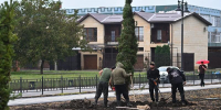 В столице Адыгеи начались работы по озеленению у Свято-Успенского собора - Газета Маяк