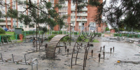 «Бабочка» и другие. На игровых площадках Соснового Бора продолжен ремонт и покраска оборудования - Газета Маяк