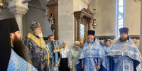 Митрополит Кирилл совершил Литургию в храме великомученика Георгия Победоносца подворья монастыря иконы Пресвятой Богородицы «Всех скорбящих Радость» в городе Михайловске - Епархия