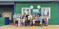 Игровая программа «Ромашковое счастье» в п. Сылога. - Культурный центр