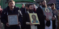 Верующие прошли Крестным ходом во имя чуда, совершённого Архангелом Михаилом - ГТРК Урал