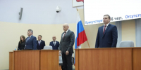 Валентин Коновалов и Сергей Сокол. Фото из телеграм-канала главы РХ - Пульс Хакасии