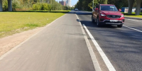 Новый тротуар появился в Путилково - Городской округ Красногорск