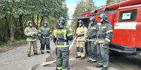 В СОСНОВОБОРСКОМ РАЙОНЕ ПРОВЕДЕНО  ПОЖАРНО-ТАКТИЧЕСКОЕ УЧЕНИЕ - Сосновоборский район