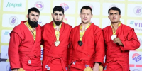 Сборная России выиграла медальный зачёт Кубка мира по самбо в Душанбе — в их числе и камчатское золото. Фото организаторов - ИА Камчатка