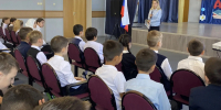 В средней школе № 4 состоялся урок дорожной безопасности - Альметьевский район